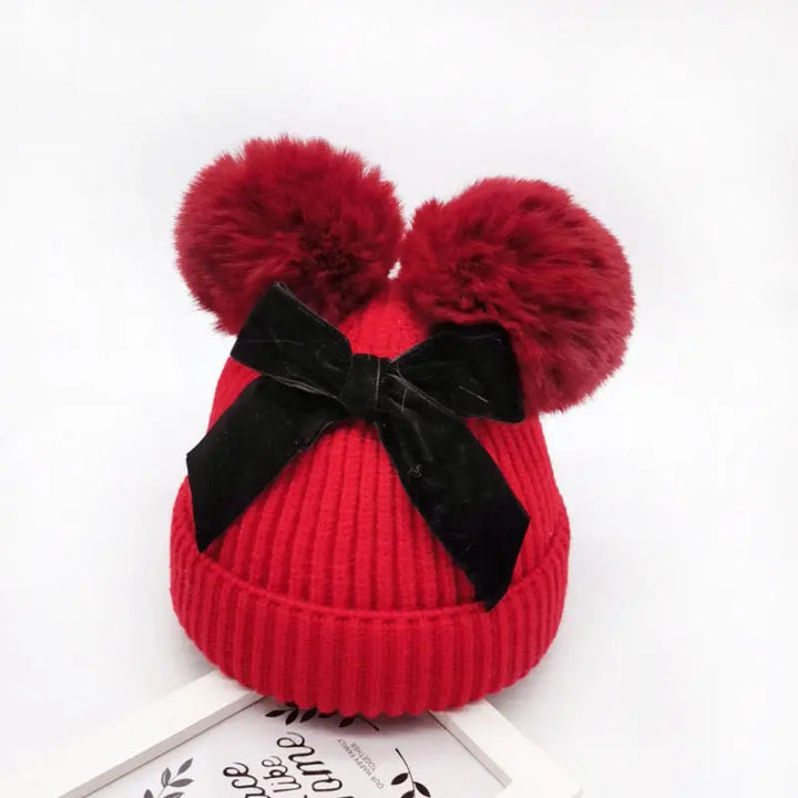 Autumn and winter children's baby hats - Image #1