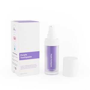 V34 Teeth Whitening Purple Mousse Toothpaste