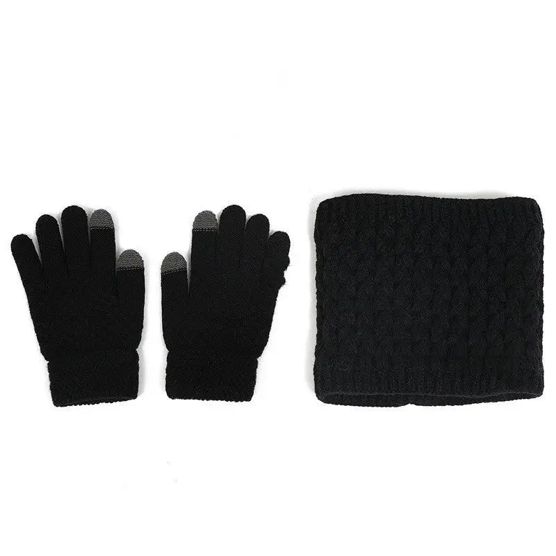 Children's Hat Scarf Gloves Three-piece Set - Image #4