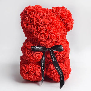 Valentine's Day Gift Rose Bear Eternal Flower Rose Teddy Bear PE Foam Bear 25cm Valentines Day - Image #31