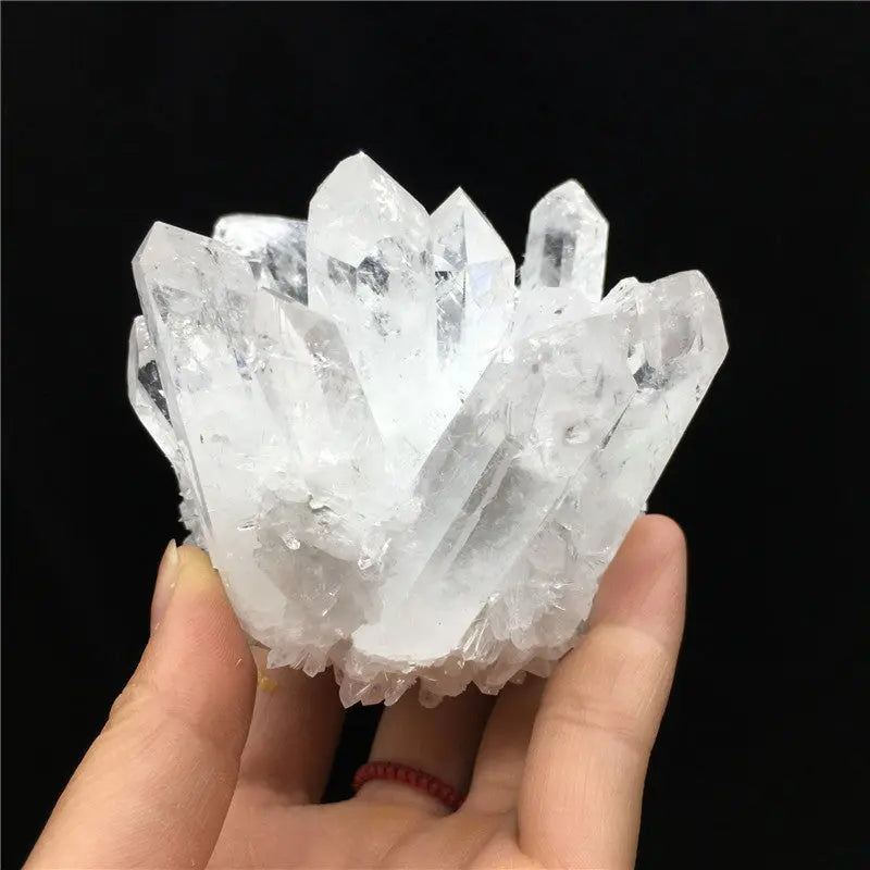 Natural White Crystal Cluster Crystal Raw Stone - Image #7
