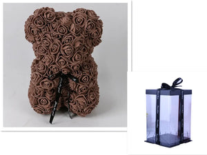 Valentine's Day Gift Rose Bear Eternal Flower Rose Teddy Bear PE Foam Bear 25cm Valentines Day - Image #19