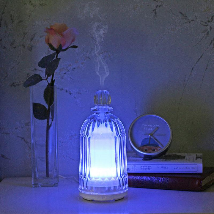 Aroma glass diffuser for essential oils led lights - Image #1