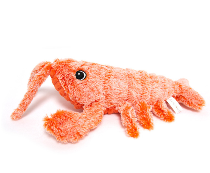 Electric jumping lobster cat toy, usb charging, cat interactive toy