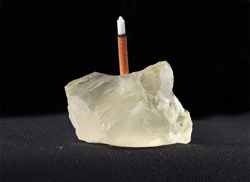 Natural Crystal Incense Holder Meditation - Image #4