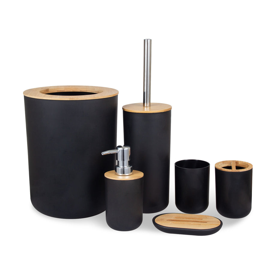 Bamboo, Wood Bathroom Toiletry Set