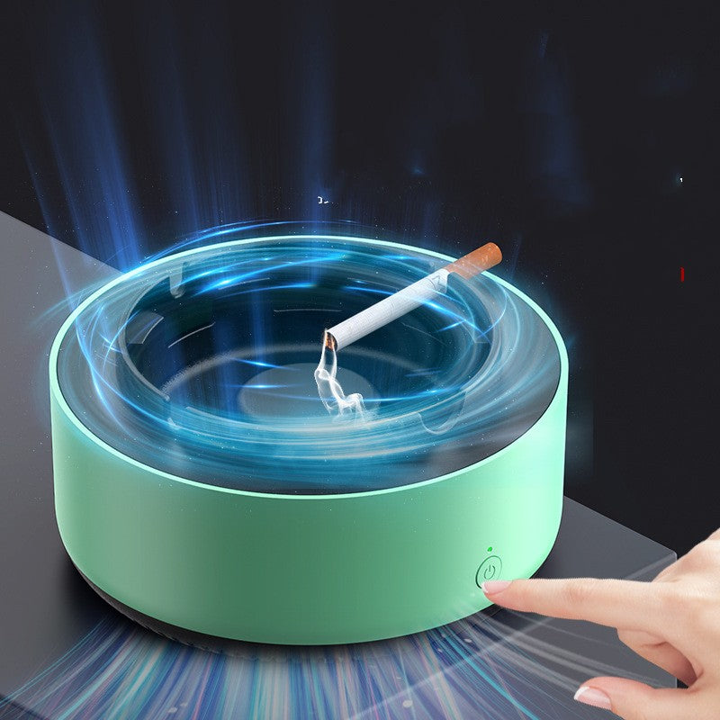 Smokeless Ashtray Multi- function Air Purifier Ashtray Electric Air Cleaner