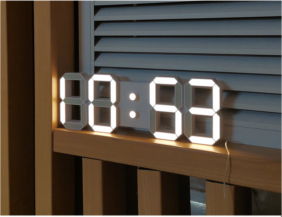 3D Led Wall Clock Alarm