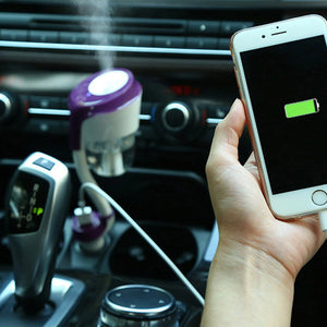 Mini Car Small Humidifier Aromatherapy Second Generation Car Humidifier Car Special With USB Humidifier Multi-color Optional