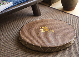 Zabuton Japanese Meditation Cushion, tatami mat