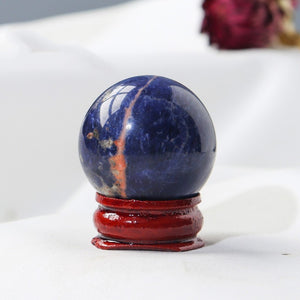 Natural Crystal Ball Ornament