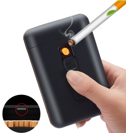 Electronic Cigarette Lighter cigarette case