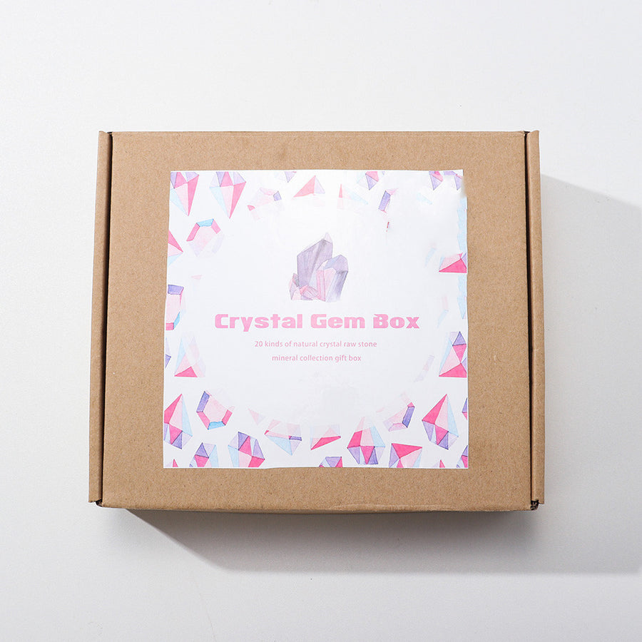 Natural Crystal Raw Stone Ore Gift Set
