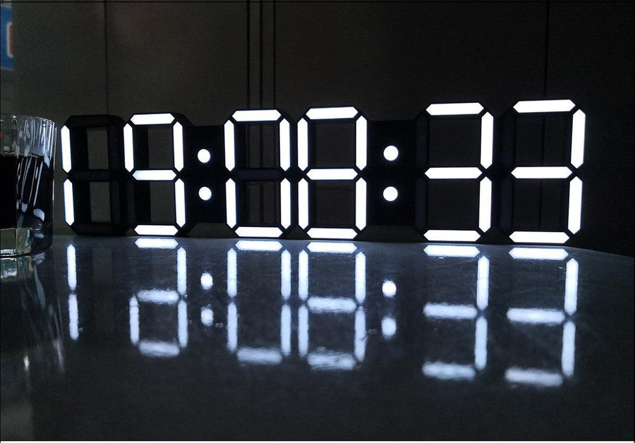 3D Led Wall Clock Alarm - Image #6