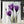 Load image into Gallery viewer, Purple flowers tulips delicate leaves translucent
