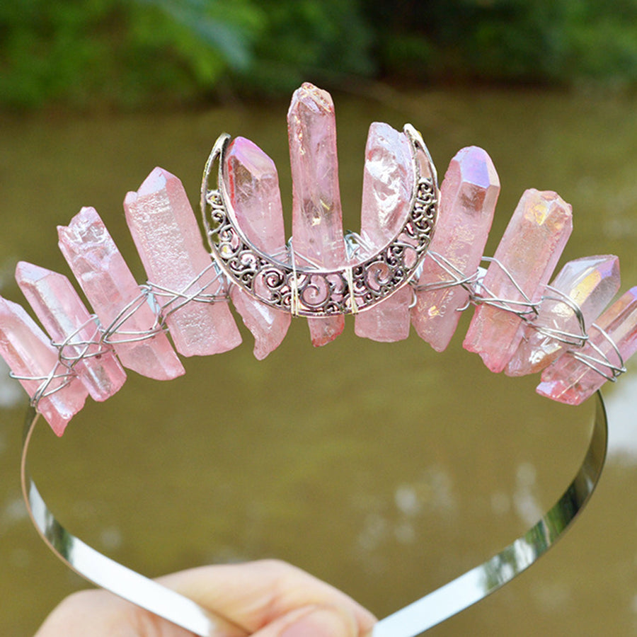 Crystal Quartz Crown - Key of Cherry Blossom 