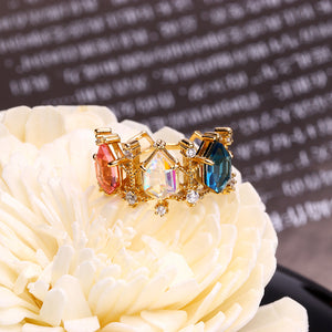 Crown Crystal Ring