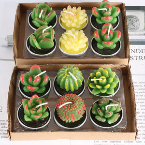 Simulated Succulent Candle Aromatherapy