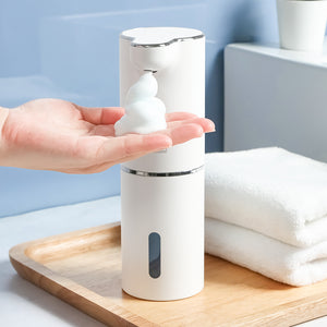Foam Touch-Free Rechargeable Sensor Liquid Soap Pump Dispenser,