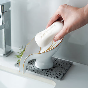 Soap Dish for Shower Ceramic Soap Holder