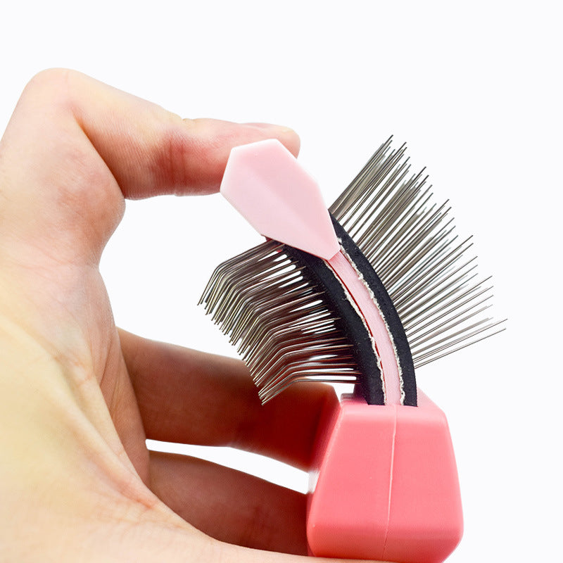 Double sided soft comb , deshedding brush, pets