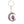 Load image into Gallery viewer, Natural Crystal Couple Jewelry Pendant Keychain
