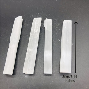 Natural White Crystal Rods - Key of Cherry Blossom 