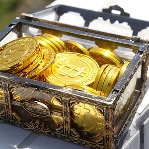 Crystal Treasure Box, Coins, jewerly - Key of Cherry Blossom 