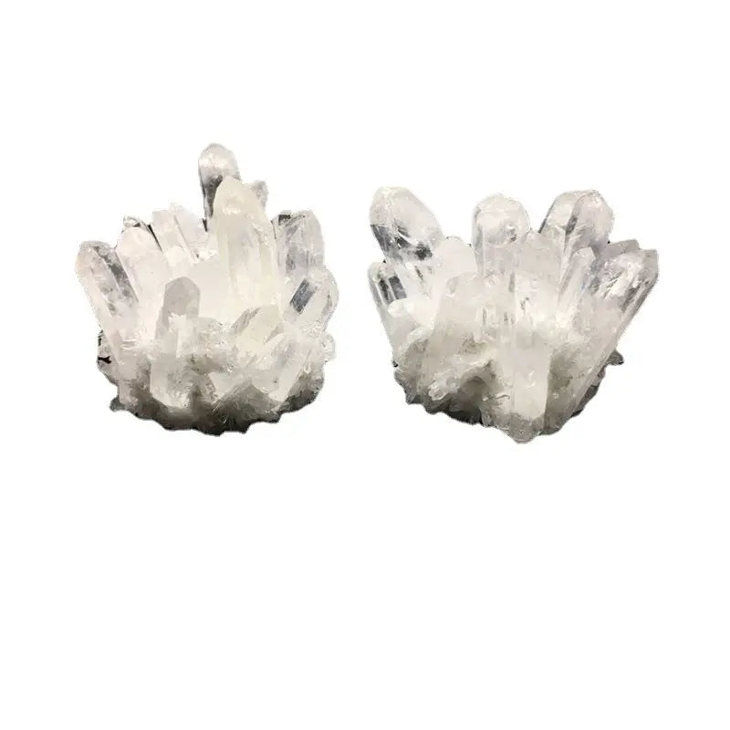Natural White Crystal Cluster Crystal Raw Stone - Image #4