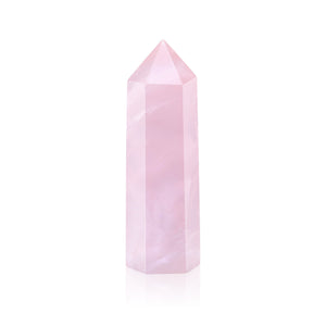 Natural Healing Crystal Stone Column - Key of Cherry Blossom 