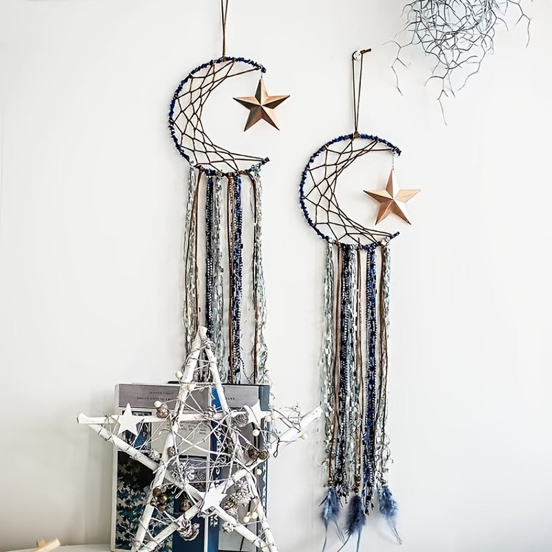 1pc Moon and Star Dreamcatcher