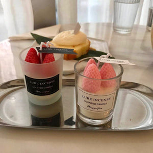 Strawberry Scented Candle Girl Lasting Room