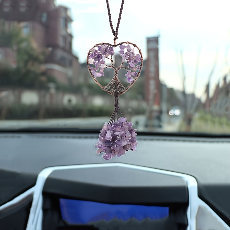 Tree of Life Car Hanging Accessory - Key of Cherry Blossom 