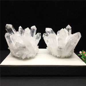 Natural White Crystal Cluster Crystal Raw Stone - Image #2