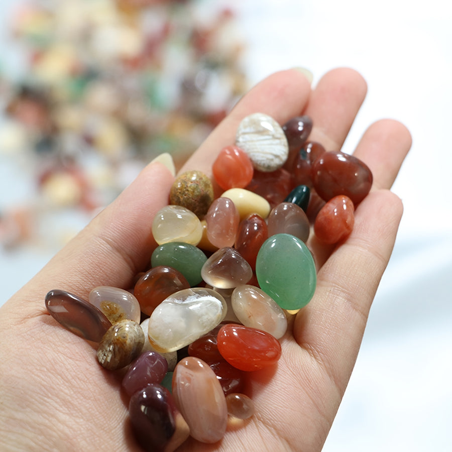 Natural Crystal Colorful Agate - Key of Cherry Blossom 